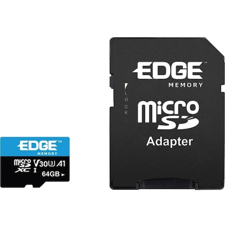 Edge Memory EDGE 64 GB UHS-I (U3) microSDXC - UHS-I (U3) PE256692